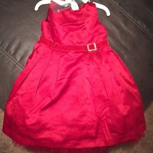 Gymboree Christmas Dress Size 4 & Headband.